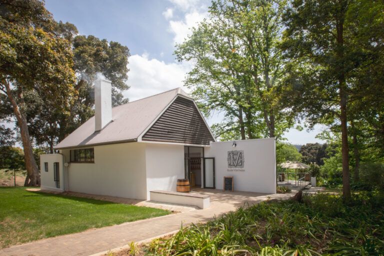 tasting room building exterior