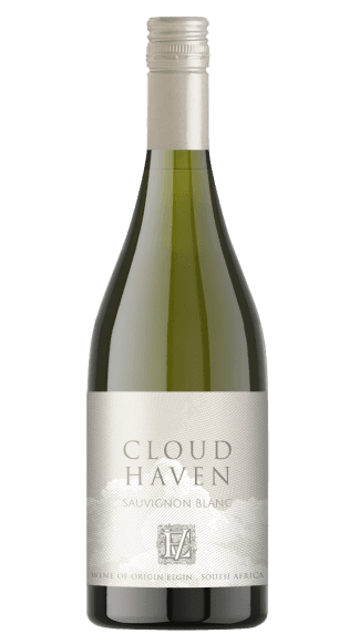 bottle of Cloud Haven Sauvignon Blanc on a white background